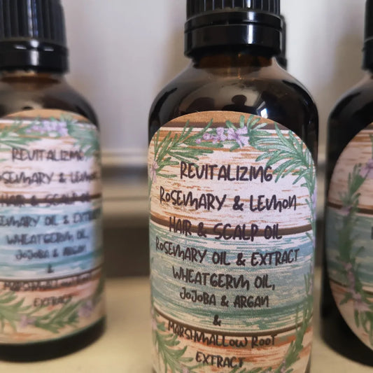 Revitalising Rosemary Lemon Hair & Scalp oil