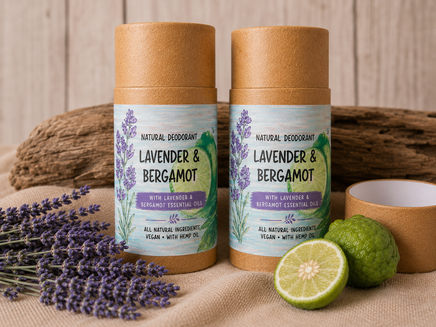Natural Gentle Deodorant Lavender & Bergamot
