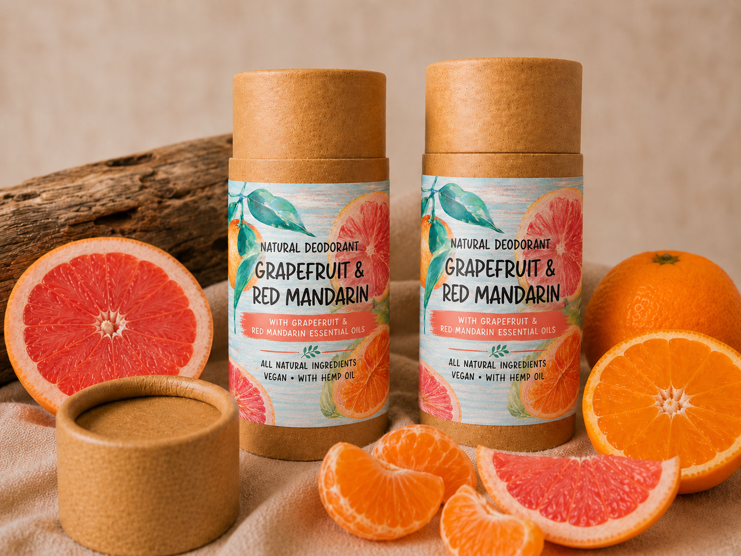 Natural Gentle Deodorant Grapefruit & Mandarin