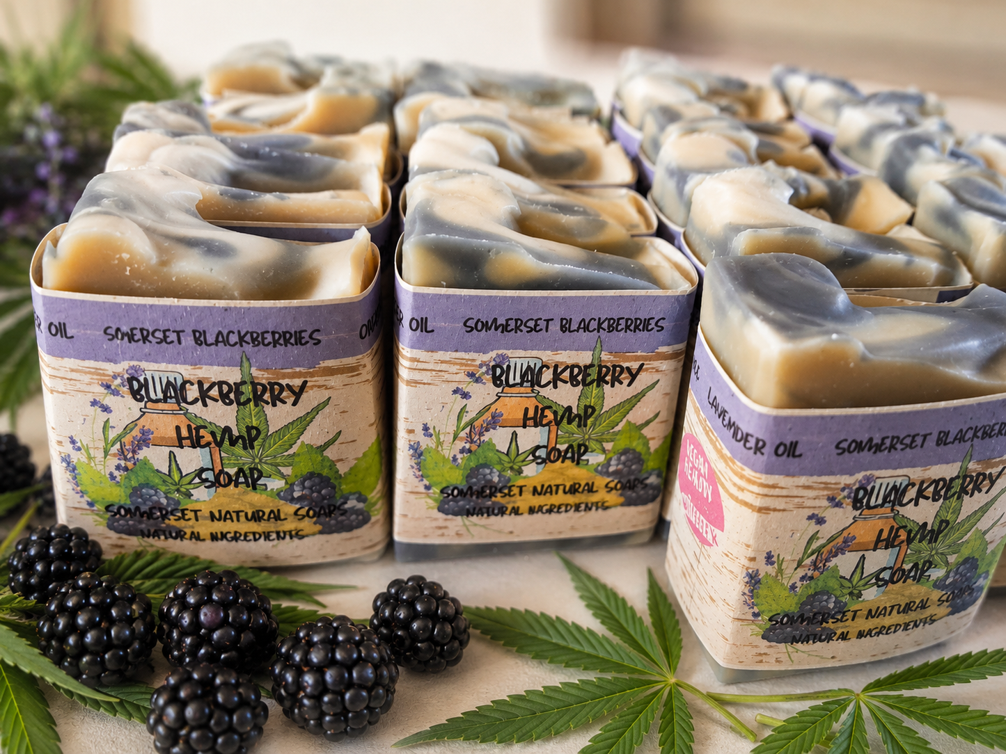 Blackberry Hemp soap