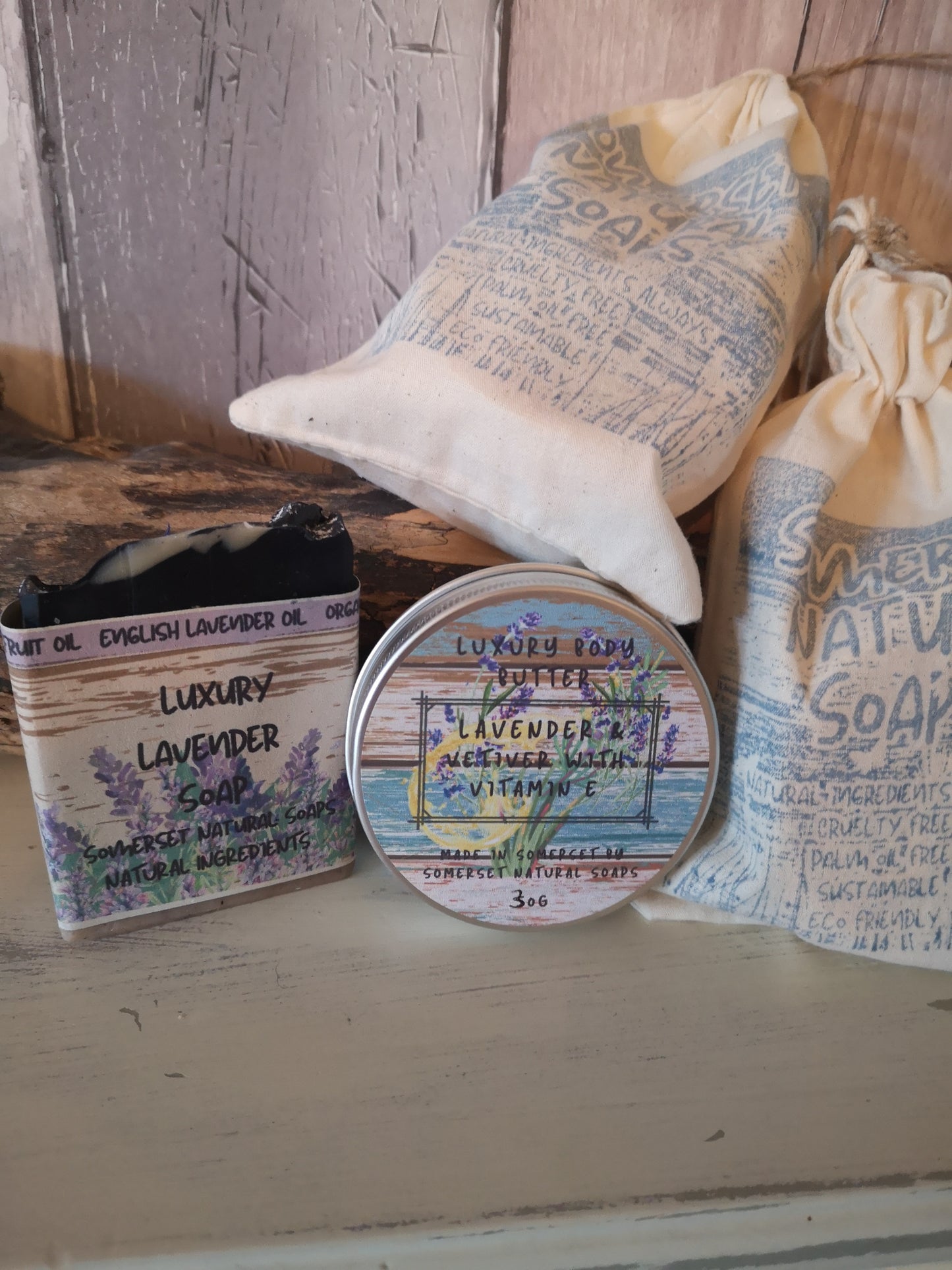 Lavender mini Soap Bar & Body Butter