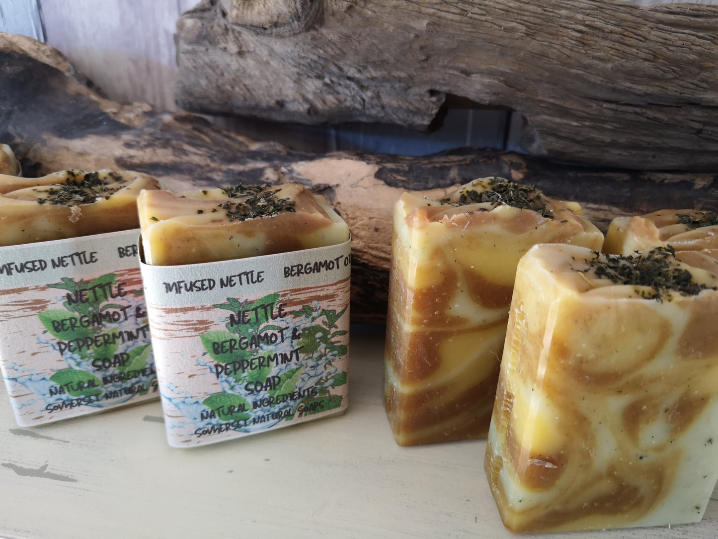 Nettle Pepermint & Bergamot Vegan Soap