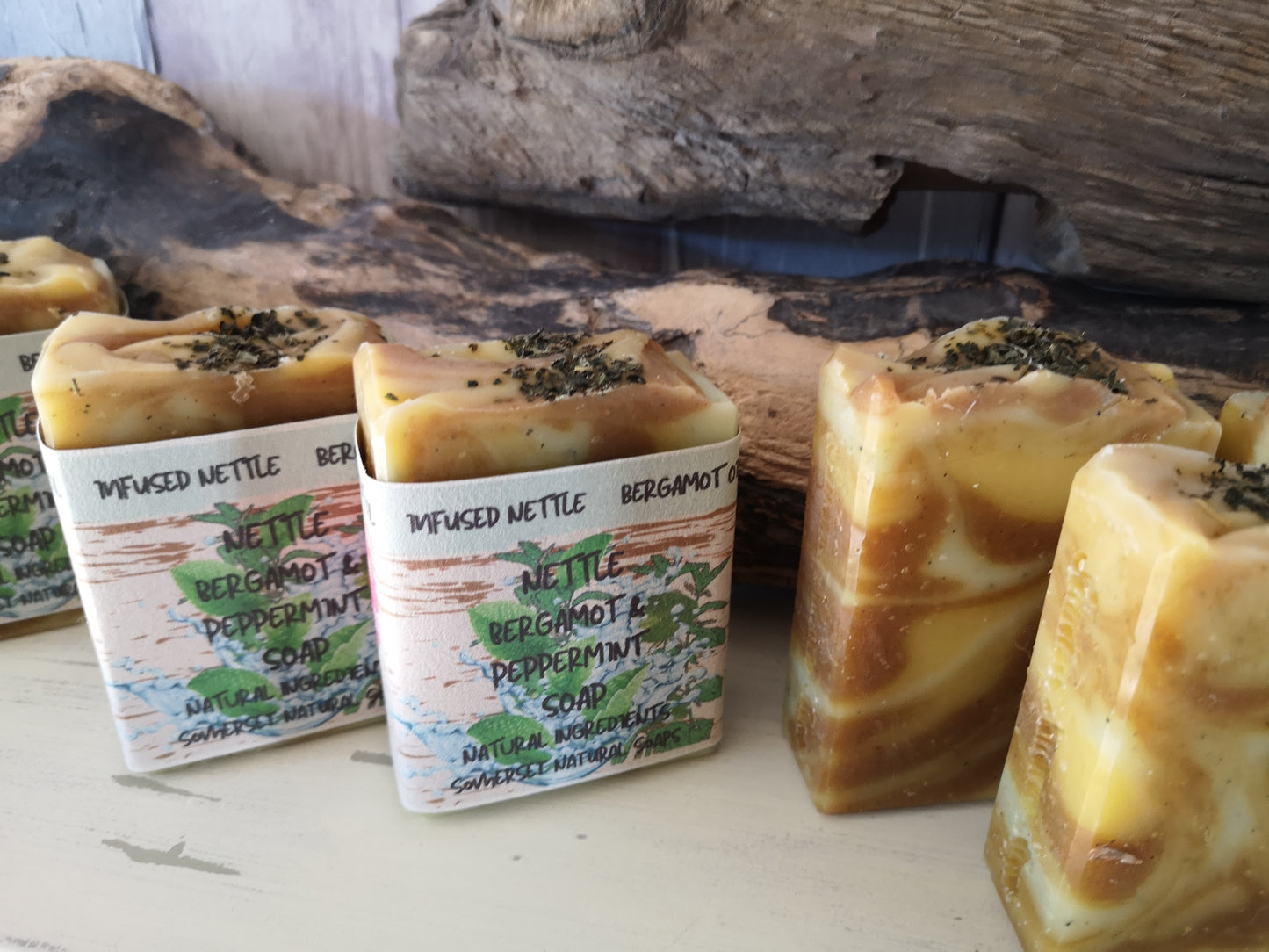 Nettle Pepermint & Bergamot Vegan Soap