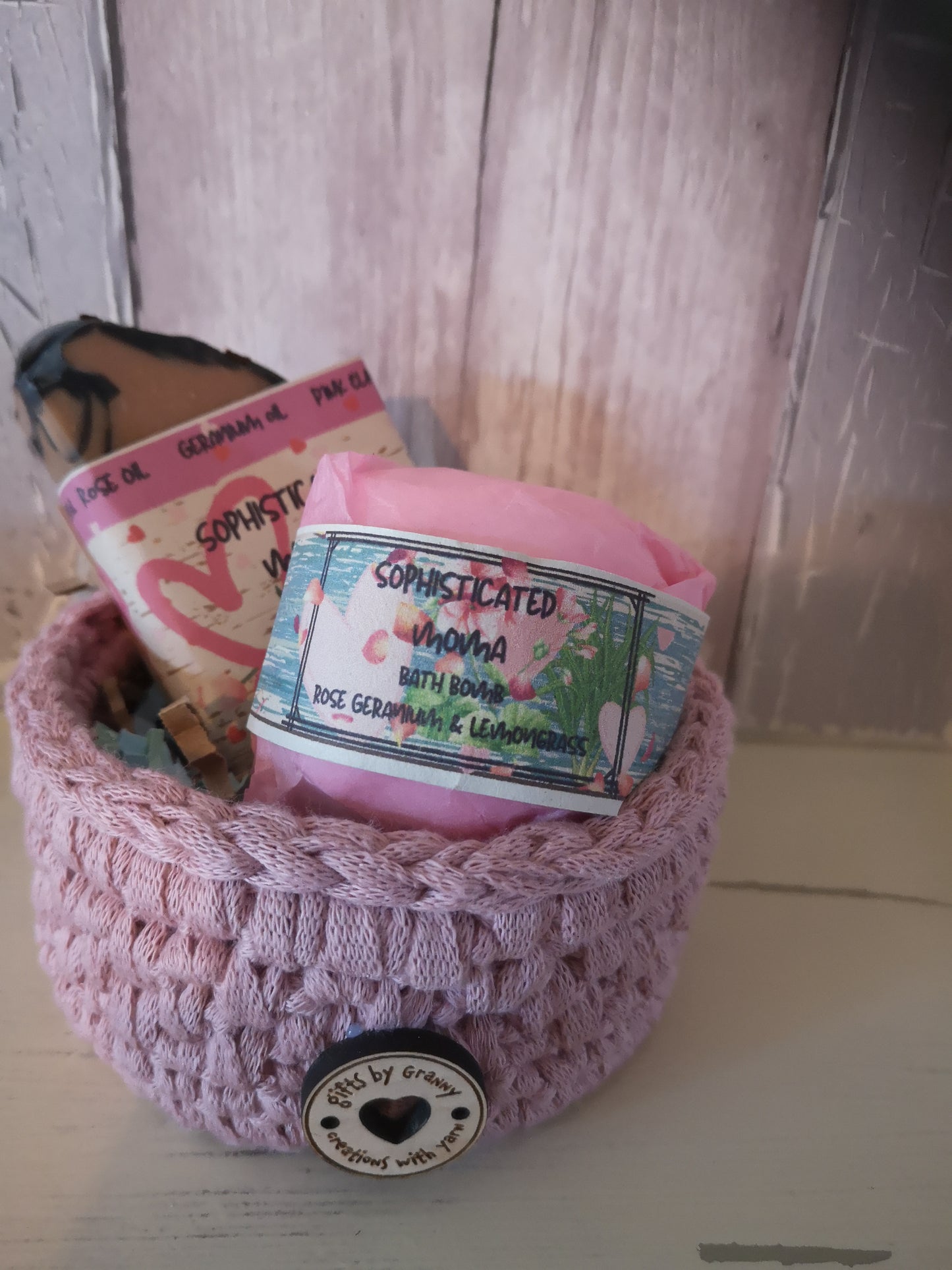 Sophisticated Moma Recycled Cotton Basket Gift set