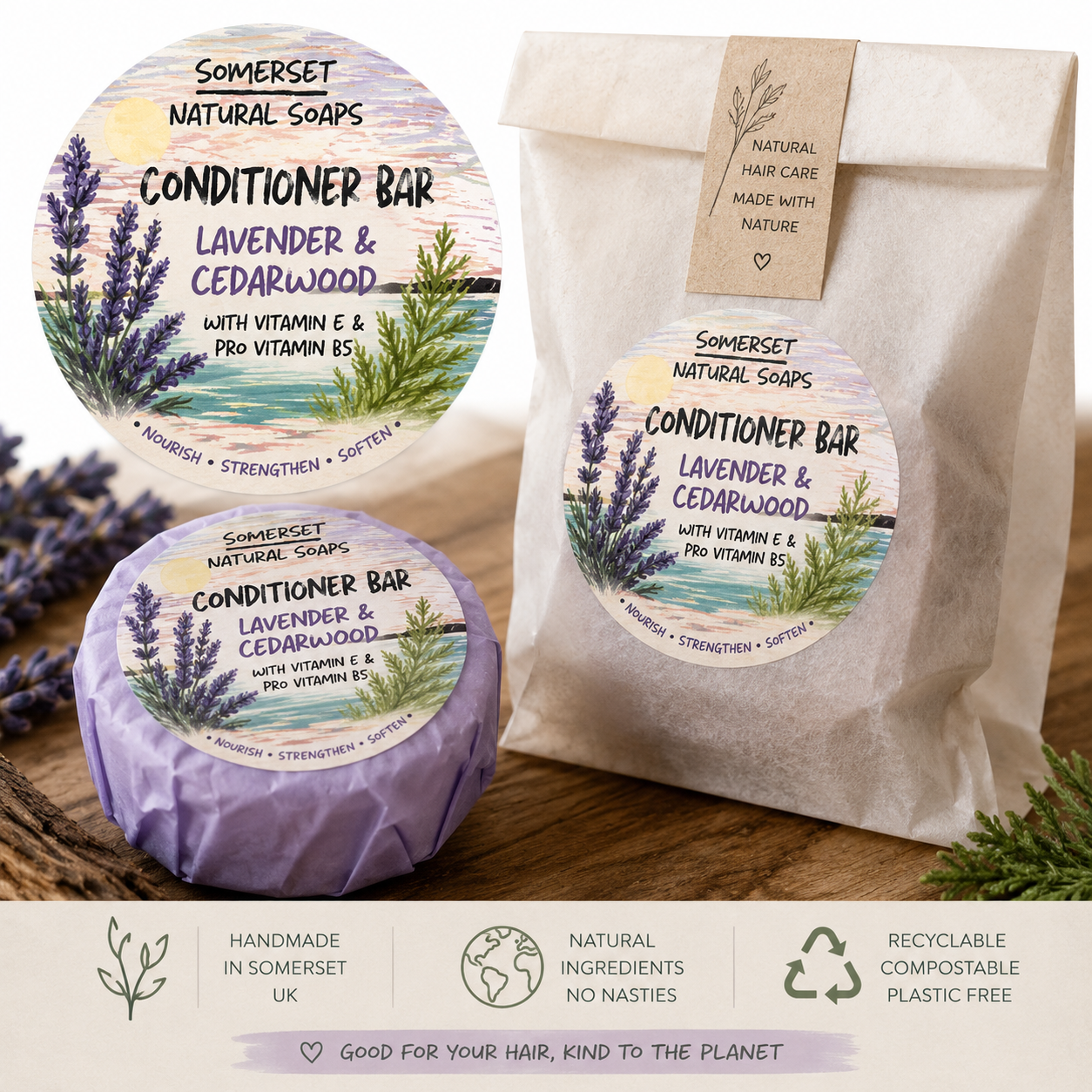 Conditioner Bar Lavender & Cedarwood