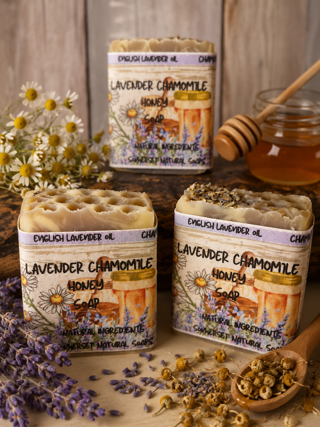 Lavender Chamomile Honey Blossom soap