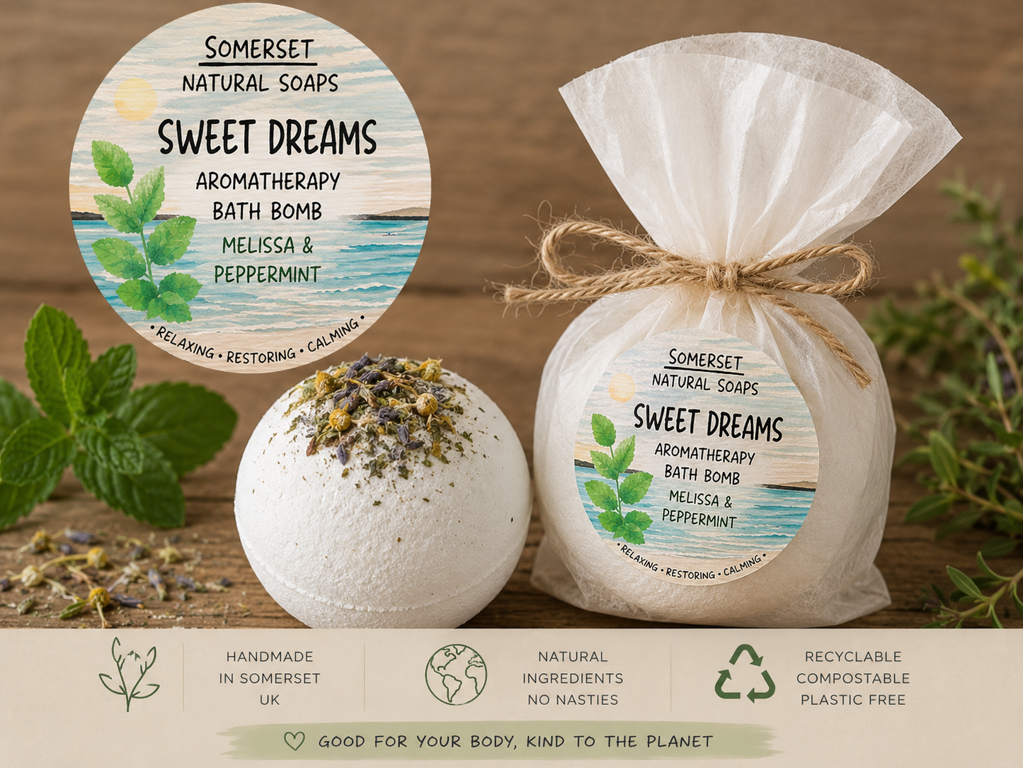Aromatherapy Bath bomb "Sweet Dreams"