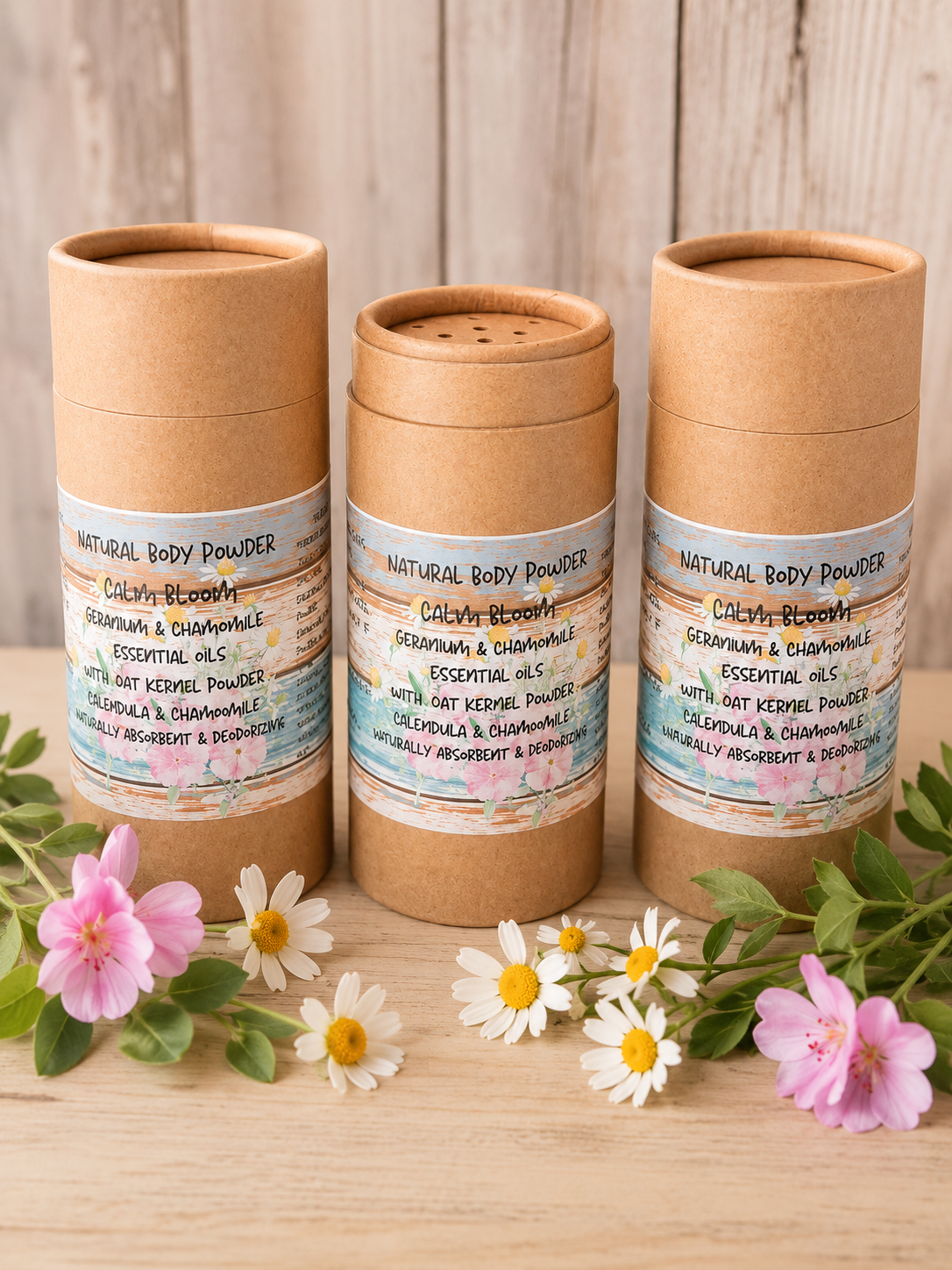 Calm Bloom Natural Body Powder