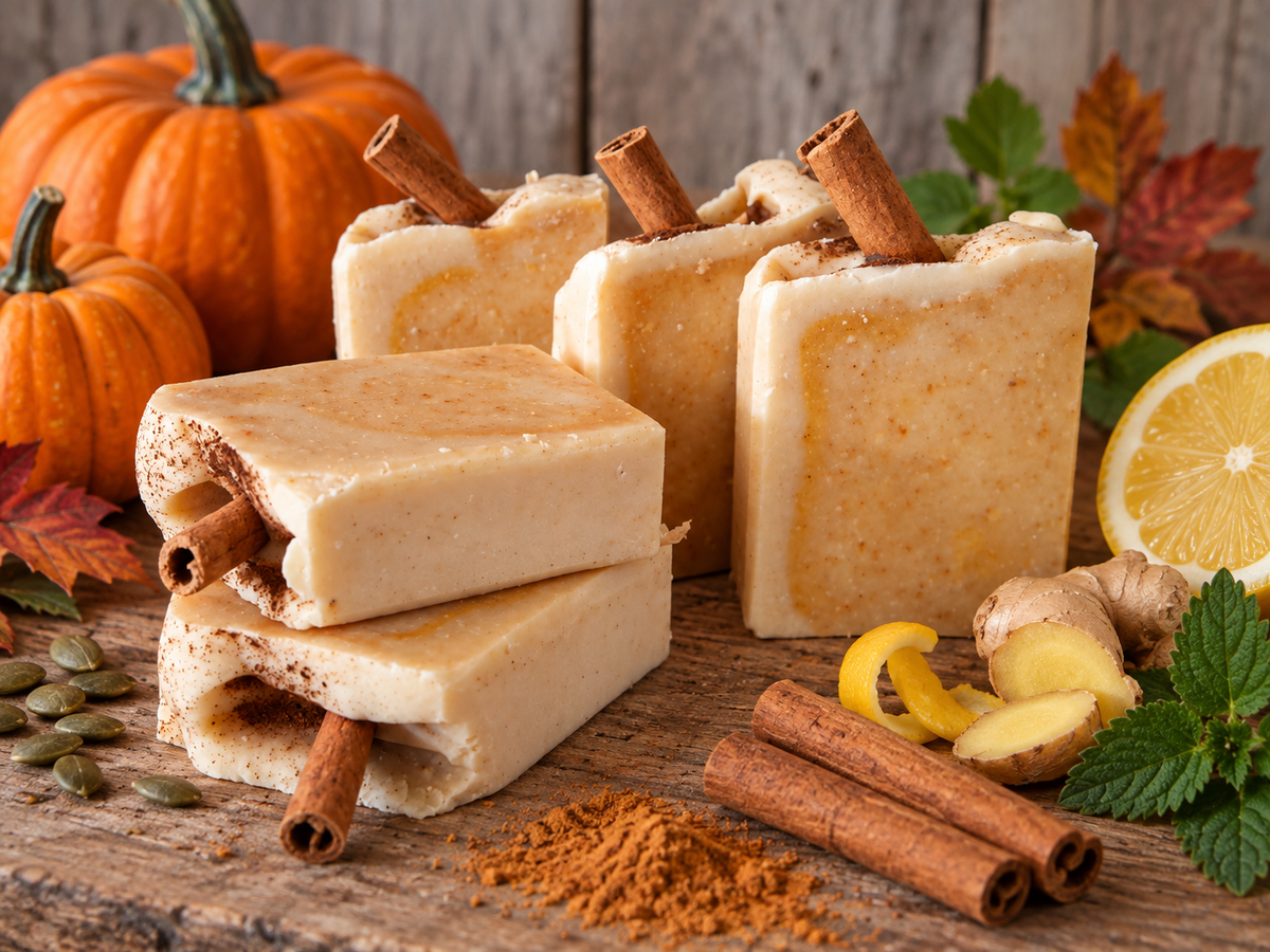 Pumpkin Spice Vegan Soap
