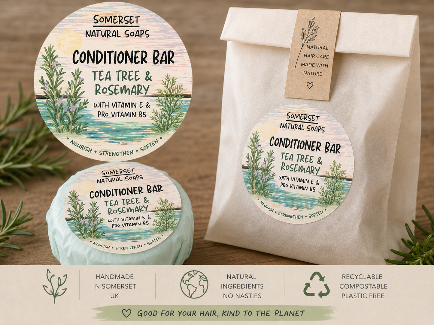 Conditioner Bar Tea Tree & Rosemary