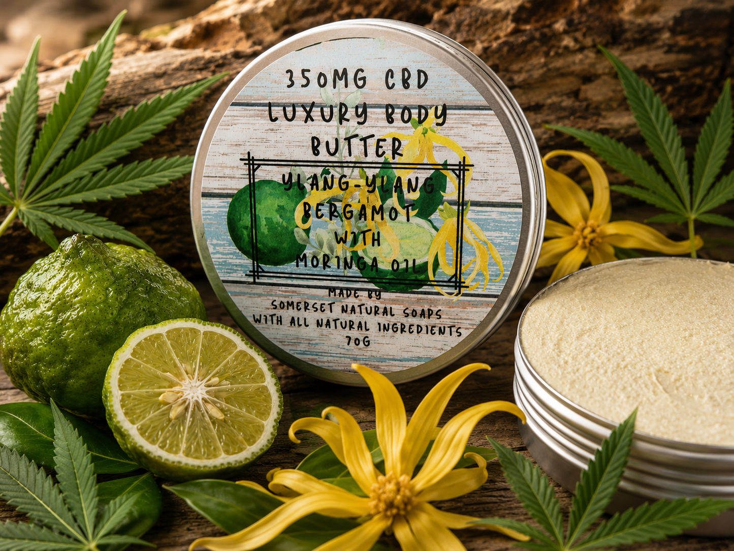 ylang Ylang & Bergamot CBD Luxury Body Butter