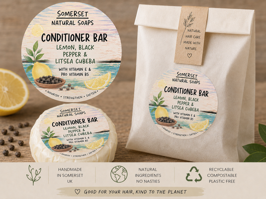 Conditioner Bar Lemon, Litsea Cubeba & Black Pepper