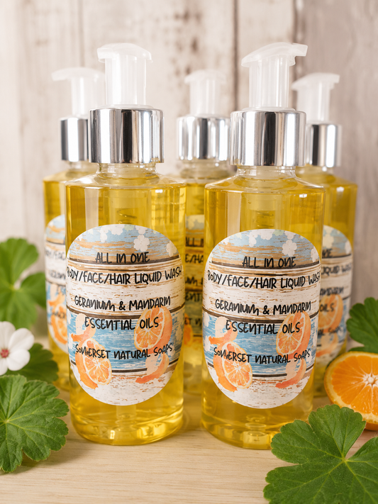 All In One Wash/Geranium & Mandarin