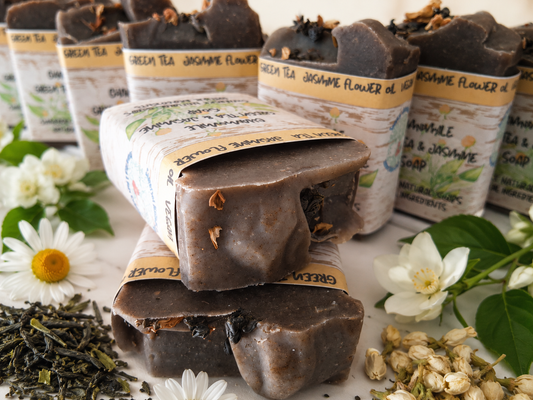Chamomile Green Tea & Jasmine Vegan Soap