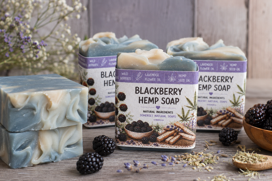 Blackberry Hemp soap