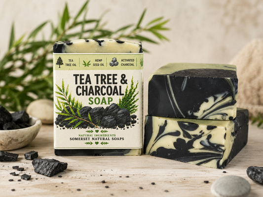 Tea Tree & Charcoal Vegan Soap