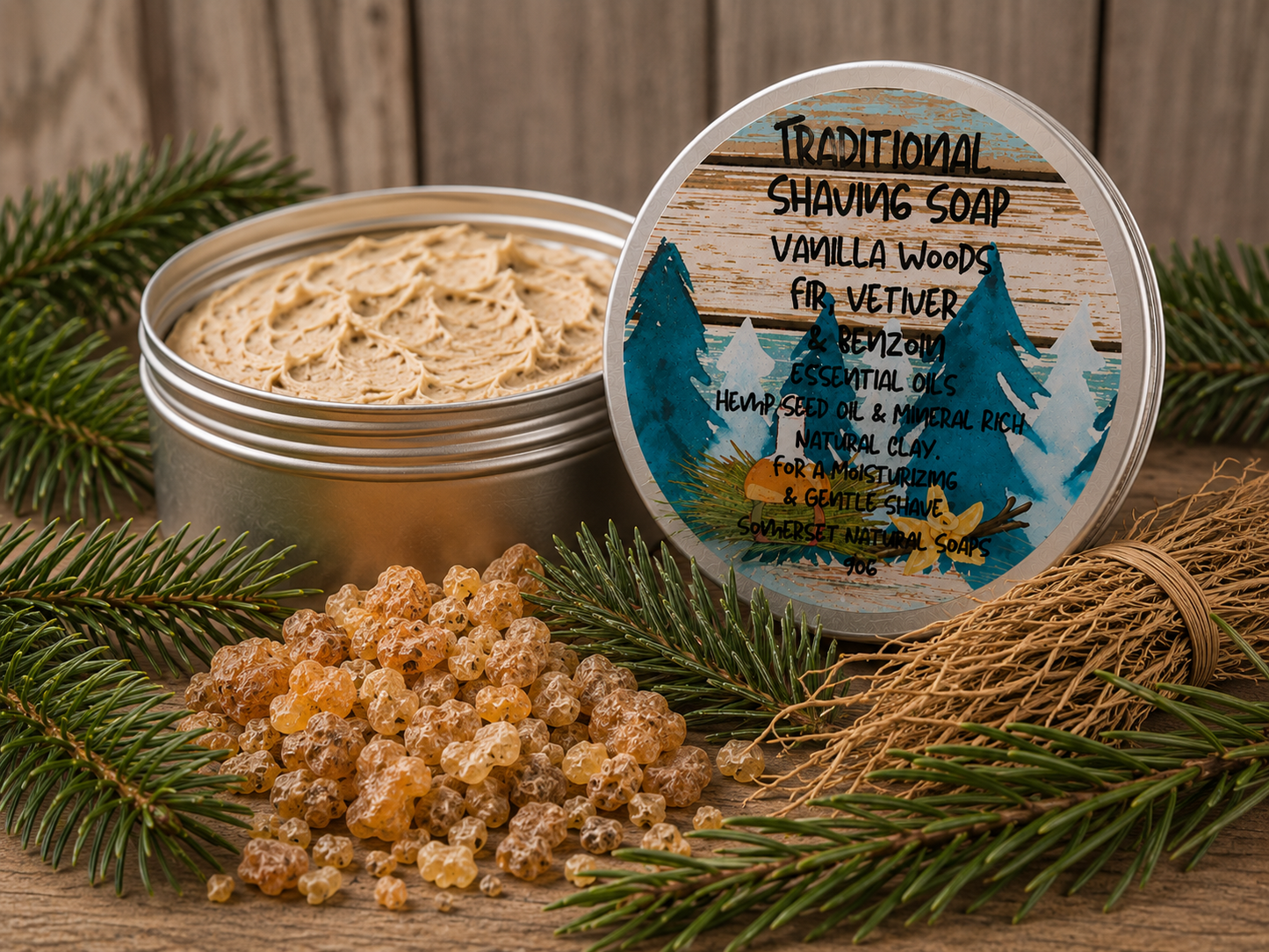 Traditional Shaving Soap Vanilla Woods