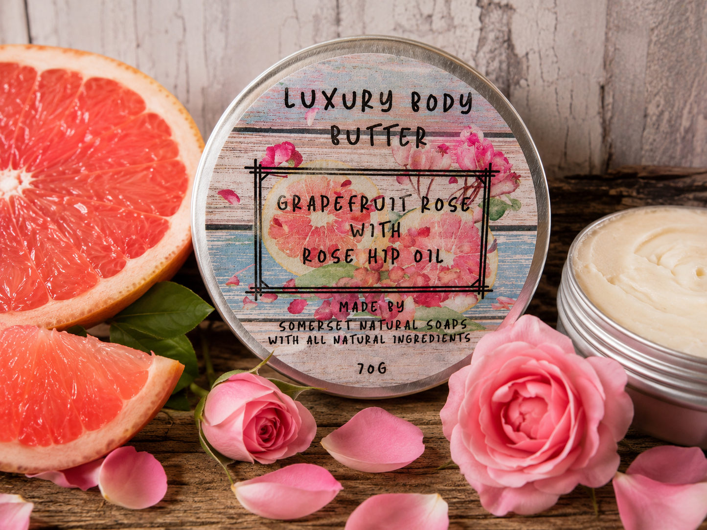 Pink Grapefruit & Rose Luxury Body Butter