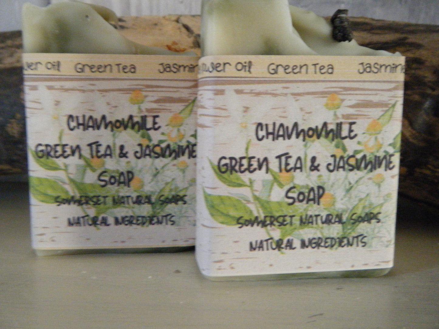 Chamomile Green Tea & Jasmine Vegan Soap