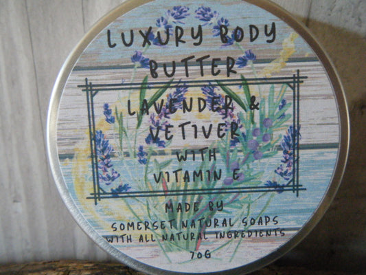 Lavender & Vetiver Luxury Body Butter