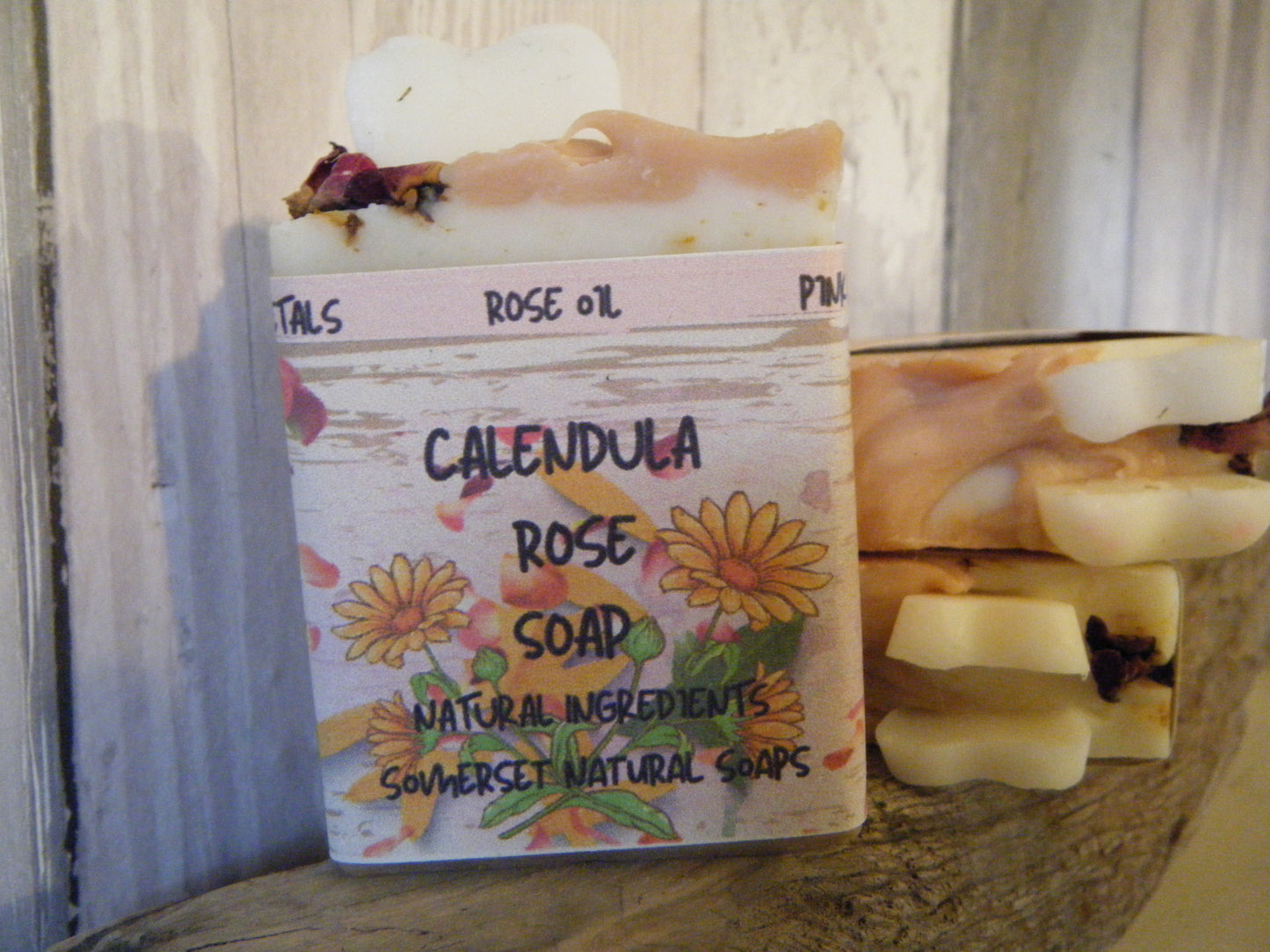 Calendula Rose Vegan Soap